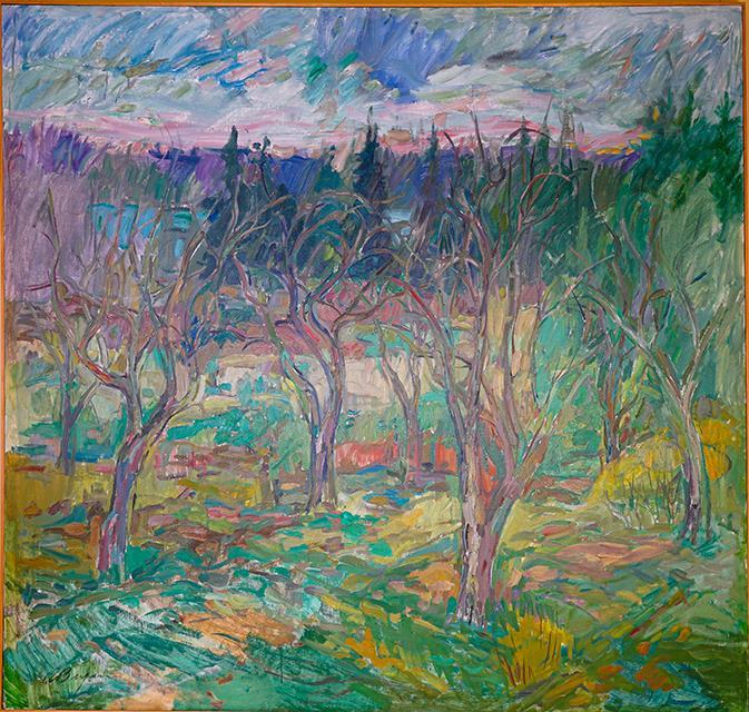 Landscape with trees